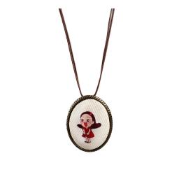 Ulsan big baby necklace saying hello