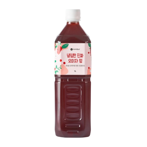 a bottle of hibiscus iced tea