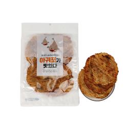 korean fried chicken in a bag and a plate