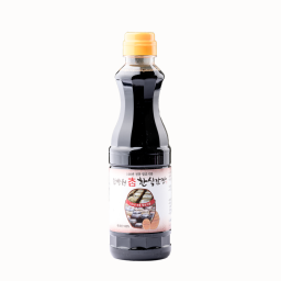 a bottle of soy sauce