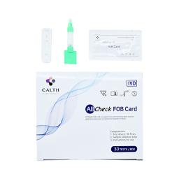 calithr test kit with box and swab