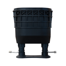black plastic sump pump