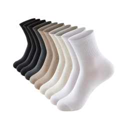 Womens 10 Pairs Cotton Lightweight Quarter Crew So