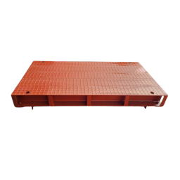 red plastic pallets