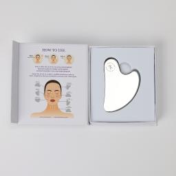 Luminous Glow Heart Gua Sha With Portable Velvet Pouch