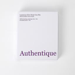 Luminous Glow Heart Gua Sha With Portable Velvet Pouch