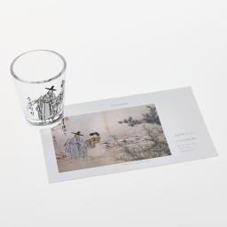 Postcard explaining the picture of the soju glass (produced separately)