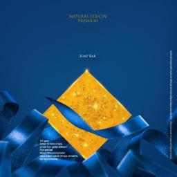 Natural sericin protein soap bar