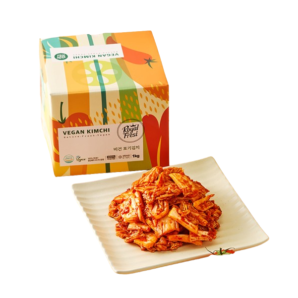 Vegan kimchi made from 100% Korean vegetables.
It does not contain animal ingredients.
It is manufactured by FDA, ISO22000-certified facilities in KOREA
Stylish package and excellent taste of kimchi