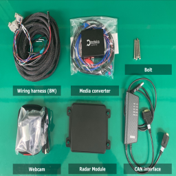 Cables and converters required for installing imaging radar in vehicles.