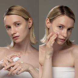 Acne Spot Serum model photo.