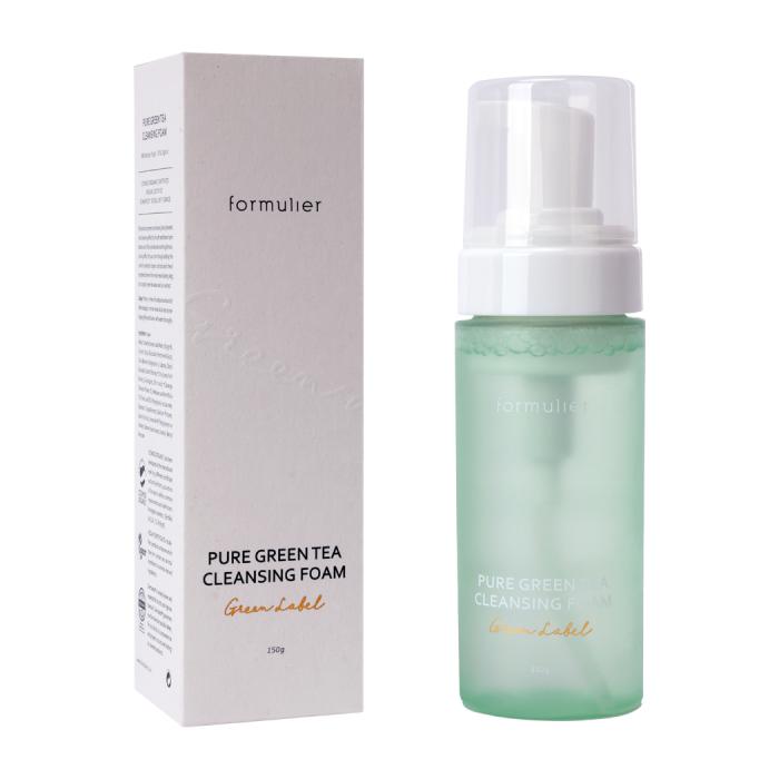 FORMULIER Pure Green Tea Cleansing Foam 150g