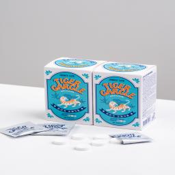 Tiger Gargle is a solid gargle, not a liquid one.
Can you finish both "brushing" and "gargling" with just one tablet?