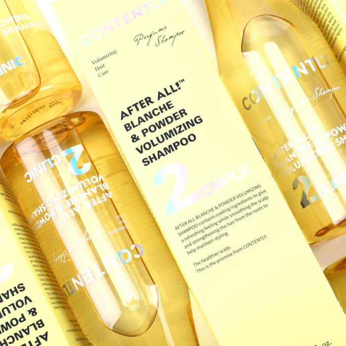 CONTENTLY AFTER ALL!   BLANCHE & POWDER VOLUMIZING SHAMPOO