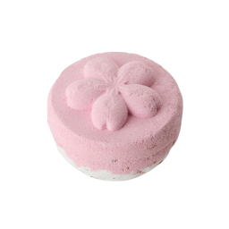 Cherry Blossom Moment Bath Bomb is a luxurious bath product that captures the beauty and fragrance of a cherry blossom-lined path.