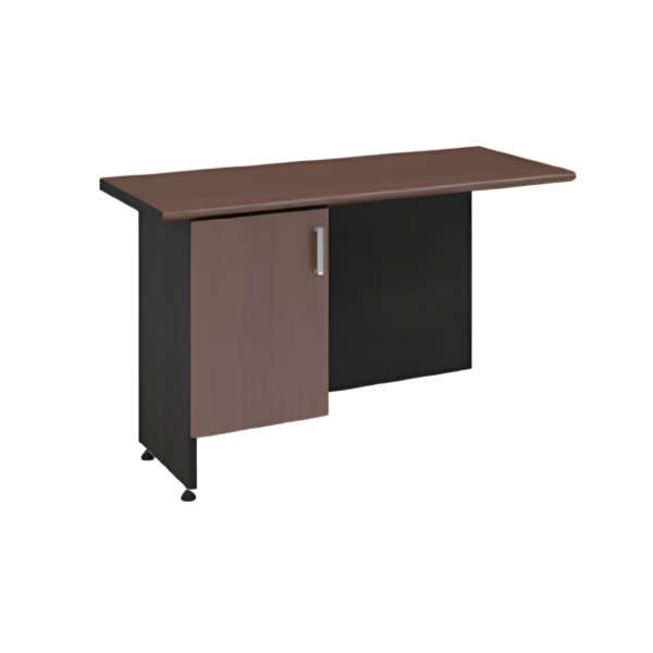 a 48 x 72 desk with a file cabinet