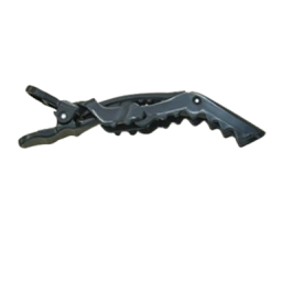 Alligator clip hair clips to hold loose hair tightly
The curved shape of the crocodile's head holds the hair tightly so that it does not flow down.