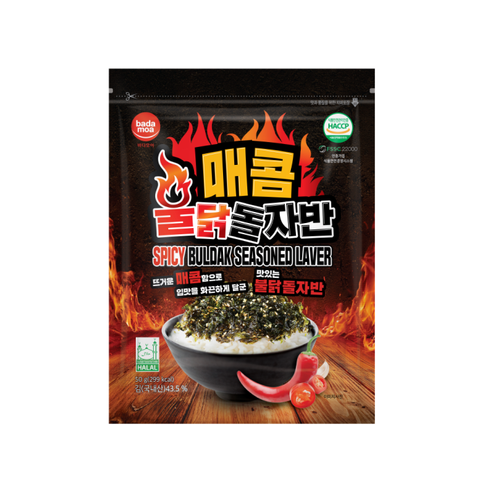 SPICY BULDAK SEASONED LAVER 50G (HALAL)