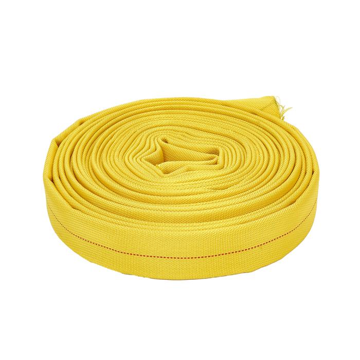 yellow fire hose