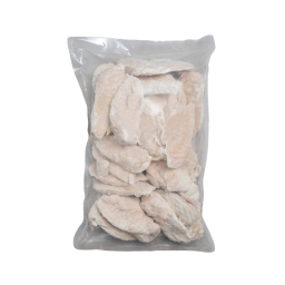 frozen chicken wings in a plastic bag