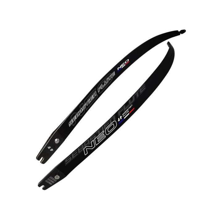 a pair of black carbon fiber paddles