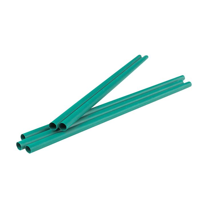 green plastic pipe