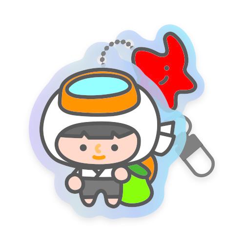 a sticker with a cute astronaut