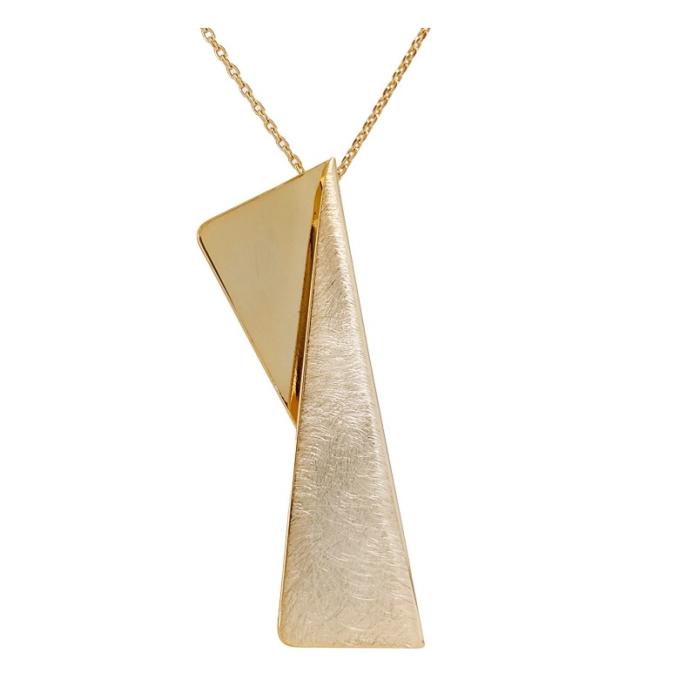 Our brushed gold statement necklace is the perfect accessory to make a statement. Whether you're attending a wedding, a party, or just running errands, these earrings are sure to turn heads and make you feel confident and beautiful.