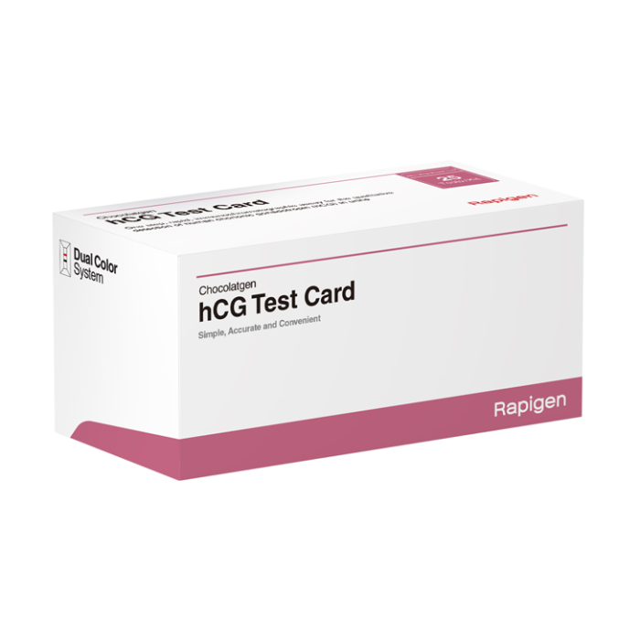hcg test card