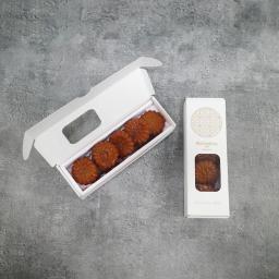 10 cookies arranged in two tiers (5 per tier)