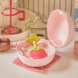 Accomodate variety of items such as teething toys, bottle nip0ples, and pacifers