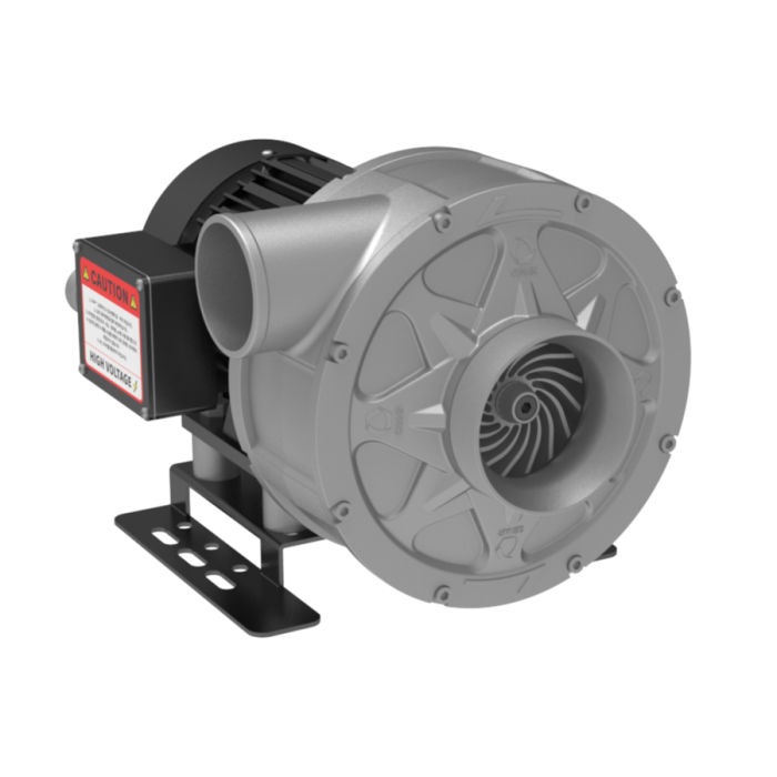 Centrifugal Blower with 10HP, 3" discharge port and extended impeller