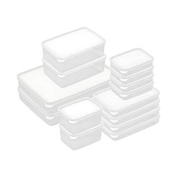 white plastic food containers