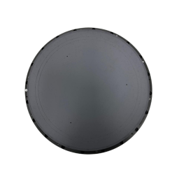 black round ceiling light
