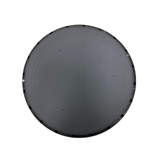 black round ceiling light