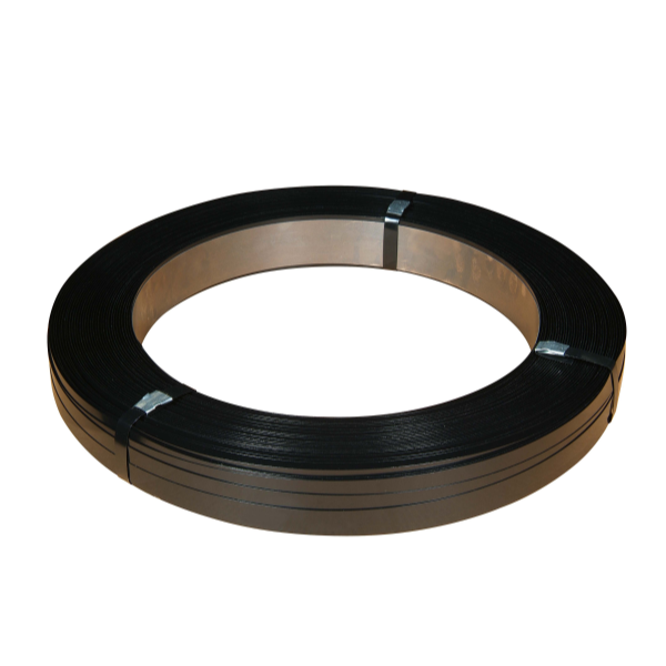 Steel strapping is used for packaging of heavy weight goods such as bricks, steel coil and so on.
This product is black painted
