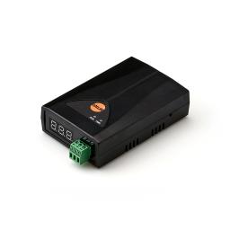 a black box with a green USB connector