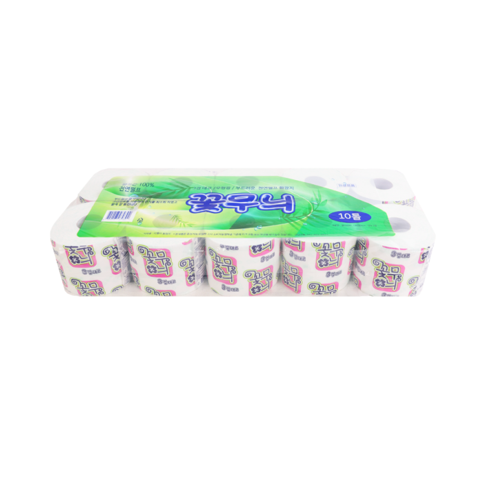 Toilet Paper 10 rolls of flower pattern