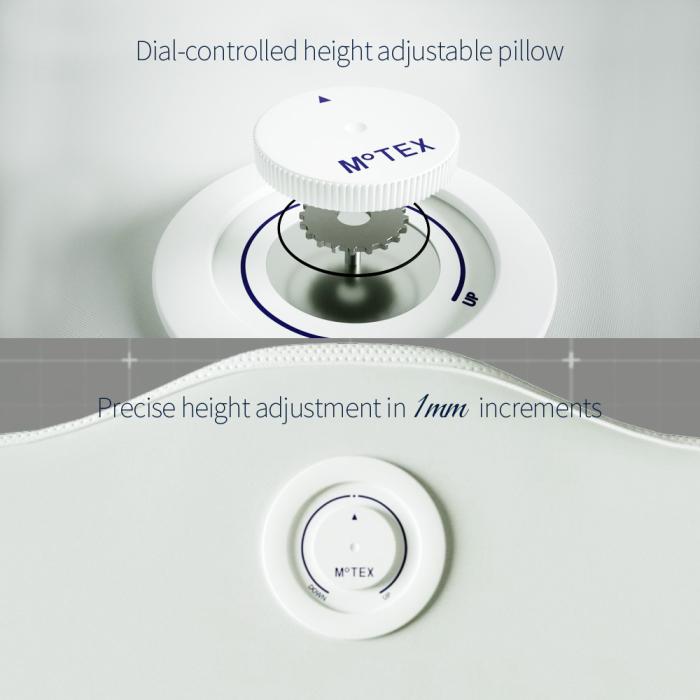 Motion N neck height adjustable dial