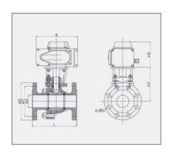 2-Way Electric Ball Valve - Flange Type