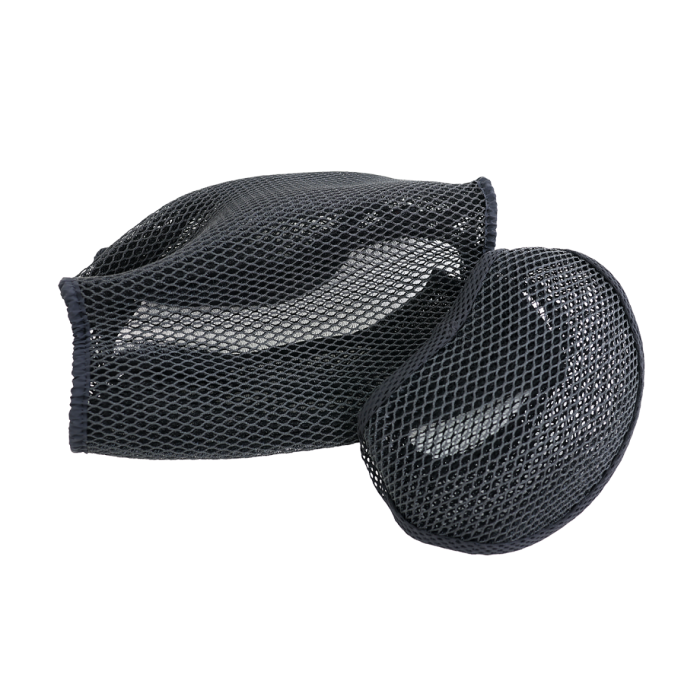 Cooling seat cover for motorcycle made of 3D mesh material