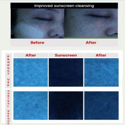 Improved sunscreen cleansing