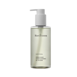 [Her bloom] Green Clear Vegan Cleansing Oil to Foam
