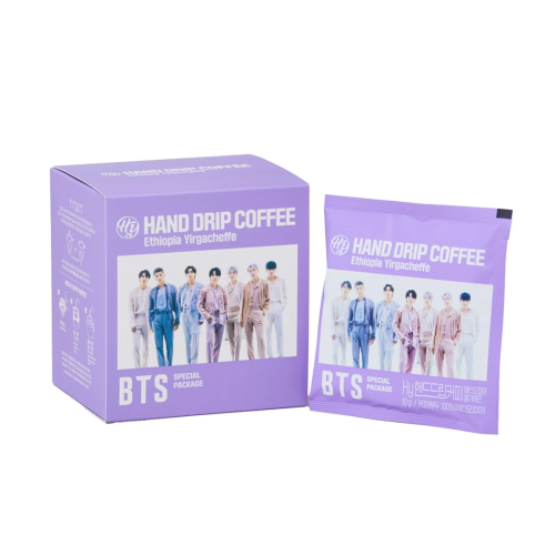 BTS HAND DRIP COFFEE ボックスセット BTS Member New Hand Drip Ethiopian Yirgacheff Coffee - Vareity