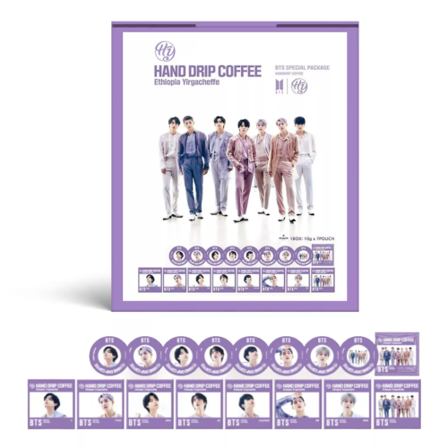 BTS Member New Hand Drip Ethiopian Yirgacheff Coffee - Vareity