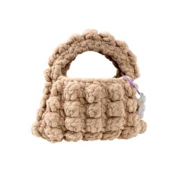 A Hand Knitted Cloud Bag (Brown)