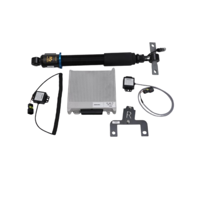 Introducing "MR SHARCS," an advanced suspension system that dynamically adjusts damping force according to the driving conditions, offering unparalleled performance.

This semi-active suspension system addresses the limitations of commonly used passive suspensions, providing enhanced value and performance. Equipped with an electronic control unit as standard, MR SHARCS incorporates state-of-the-art technology, including smart MR fluid in the cylinders, enabling rapid responsiveness.

Proven to minimize understeer, pitching, and braking-induced deviation during cornering, MR SHARCS is a high-performance suspension system.

Our company proudly serves as the sole development partner capable of customizing and developing MR DAMPER solutions for our clients' models, offering economical costs and efficient turnaround times.