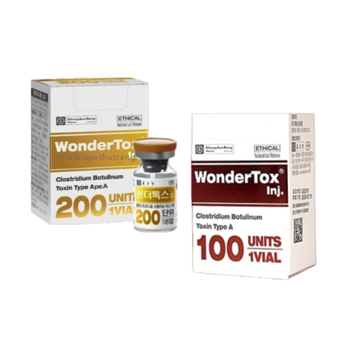 Wondertox is a Botulinum Toxin. Wondertox is a new product and highly purified to ensure that the product is free from any impurities. This product is used to inhibit the ability of one’s muscle to contract in order to remove deep wrinkles and fine lines.