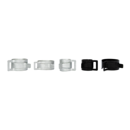 a set of four different size clamps