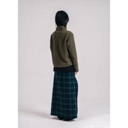 the back of the skirt